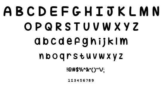Hug Me Tight font