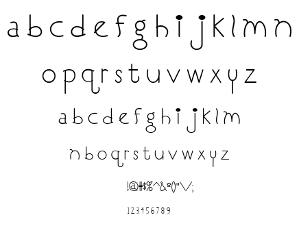 I Love You Monkey font