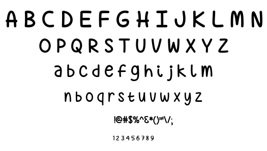 Just Sayin font