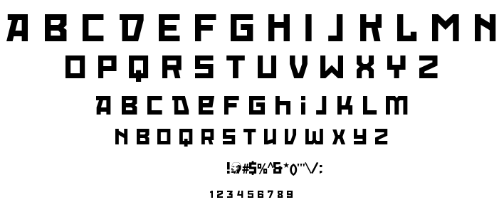 Red October font
