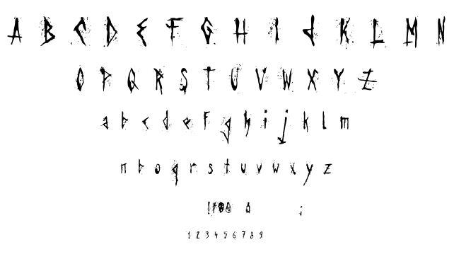 Agresive font