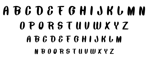 BACK TO NATURE font