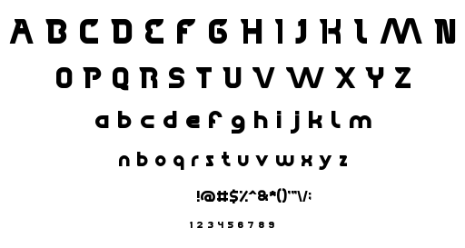 High Flagship font