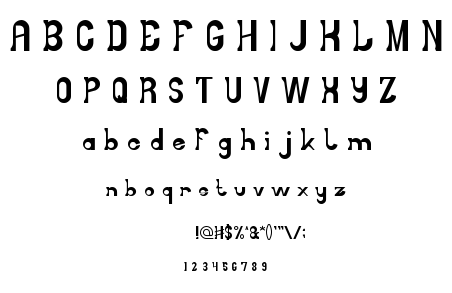 LITTLE COWBOY font