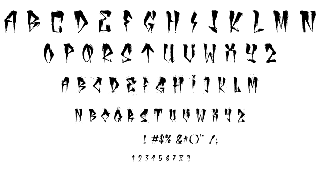 Urban Decay font