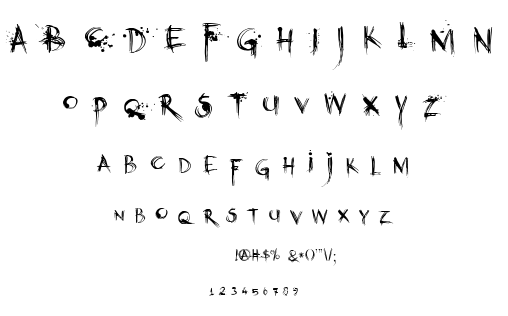 DK Kubikajiri font