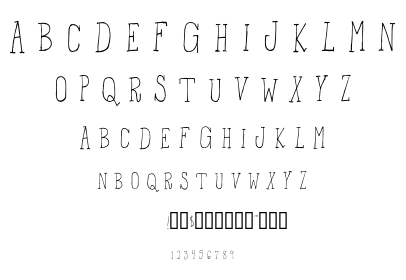 From the Woods font