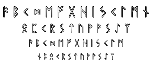 Graip Runic font