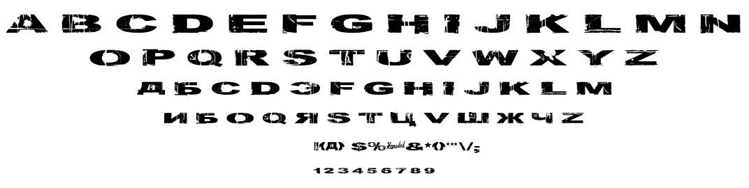 Gulag Decay font