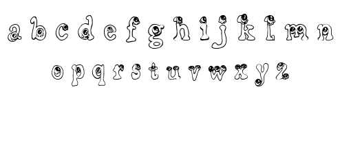 CF Little Monsters font