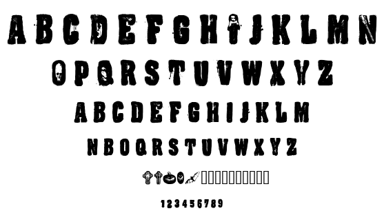 CF Night Of The Damned font