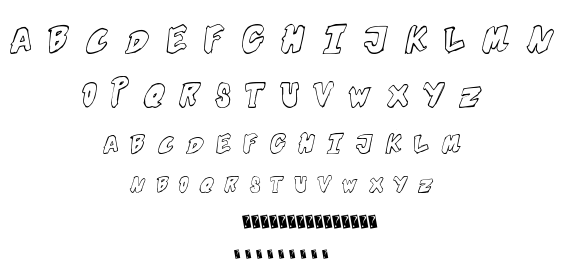 Futuristic Outline font