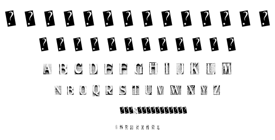 Metal Block Three font