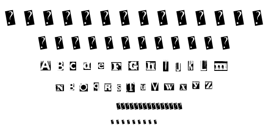 MetalBlock Zero font