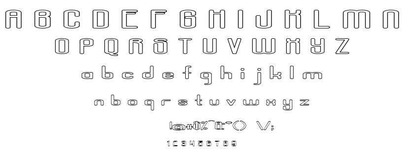 Aposiopesis Dwarfed Stroke font