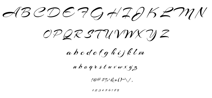 Arizonia font