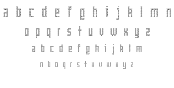 Cross font