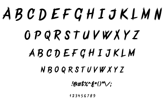 Frankentype font