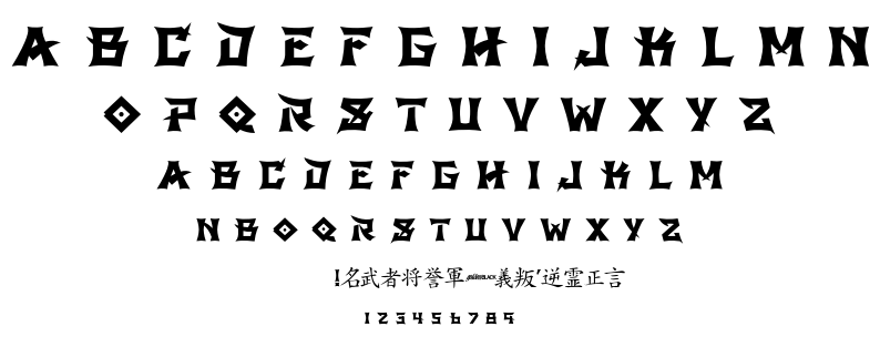 GB Shinto font