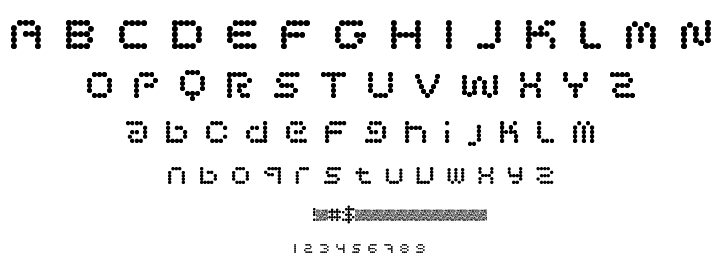 Circle Pixels font