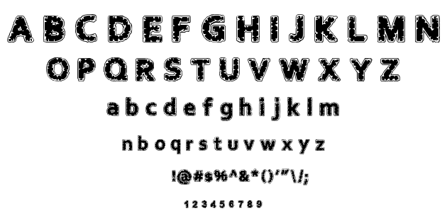 Stoned font