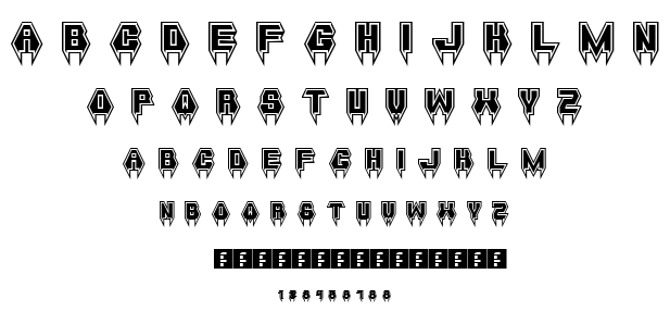 Metal Vampire font