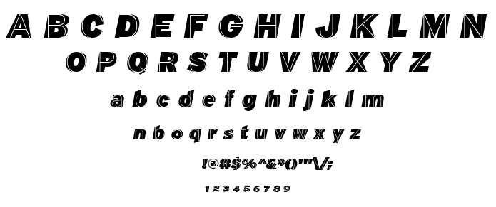 M.F. Plexus font