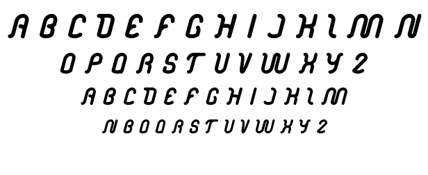 electronic font