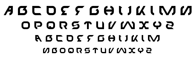 TECHNO font
