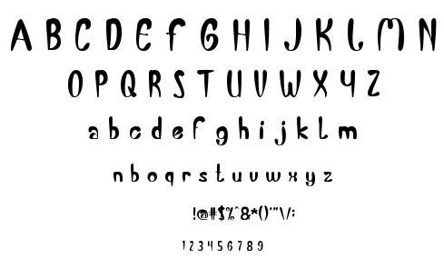 Banana Split font