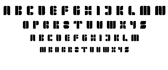 golden bar font