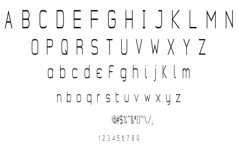 Gearus font