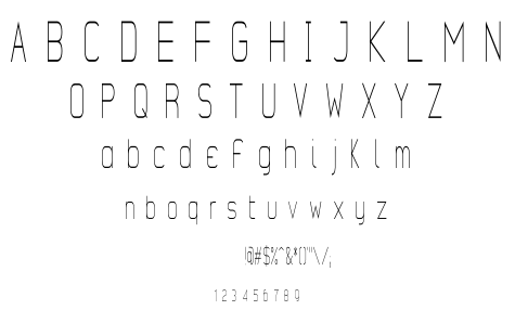 Gearus font