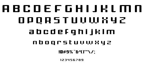Krunch font