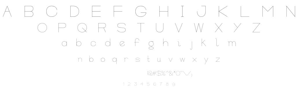 Actual font