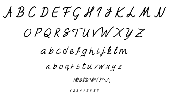 Foxes In Love font