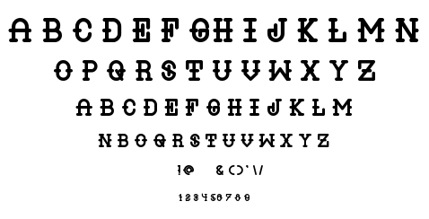 Liquor font