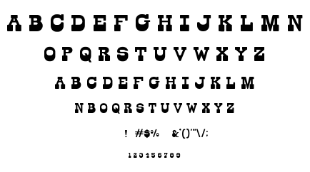 Barn font