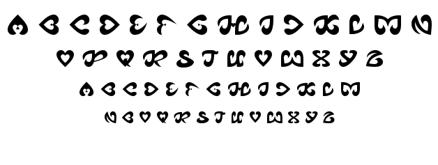 ETERNAL LOVE font