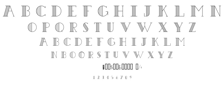 Benthem font