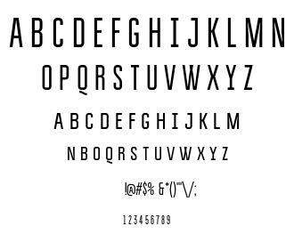 Bravo font