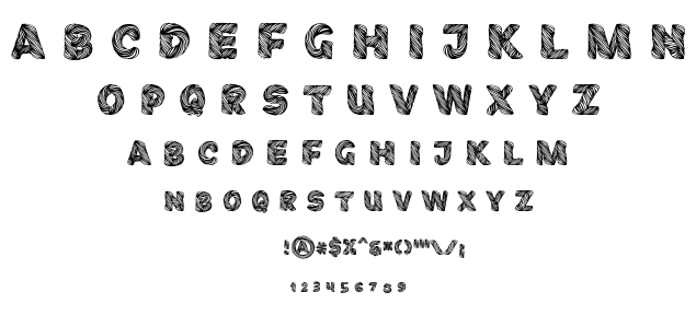 Fibography font