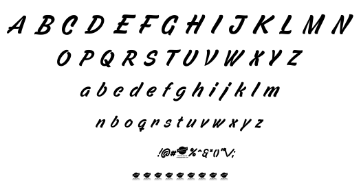 Filbert Color font