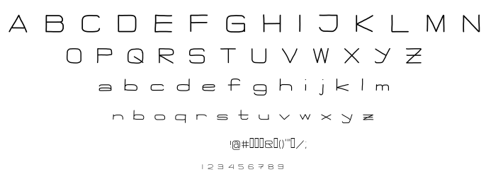 Flattie font