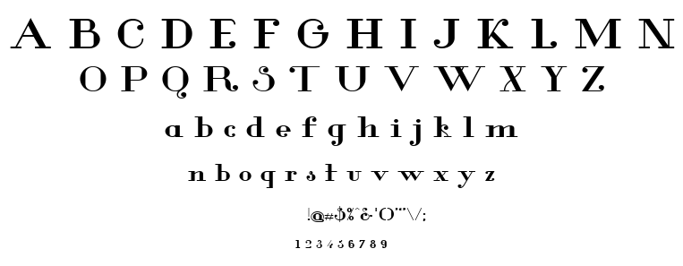Glamor font