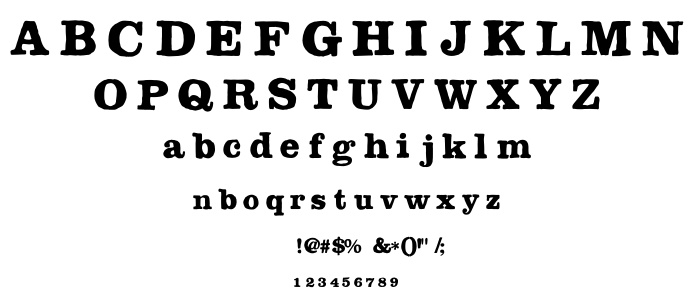 LSTK font