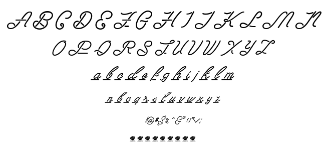 Las Enter font