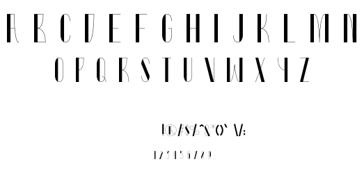 Rhubarb font