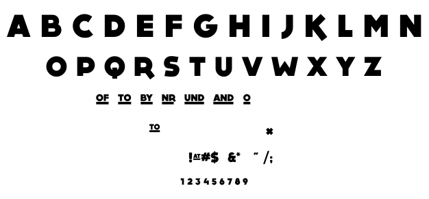 Dock11 font