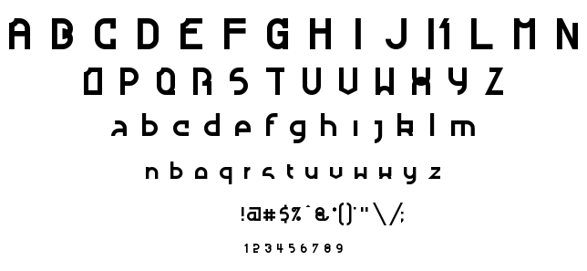 Nougatine font